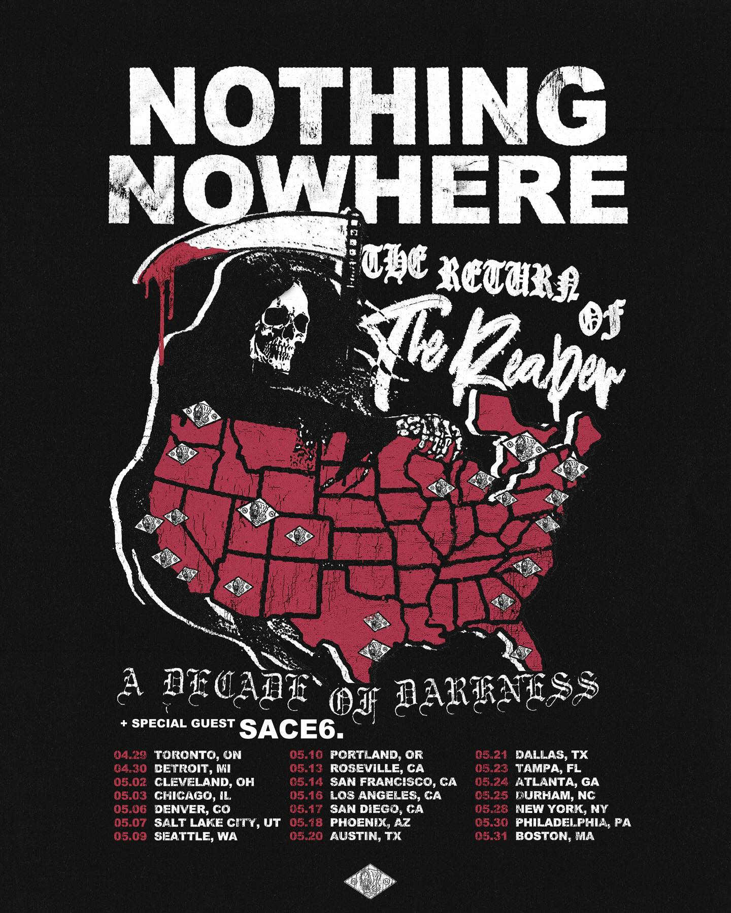Sace6 The Pale Moonlight Tour Poster 2026