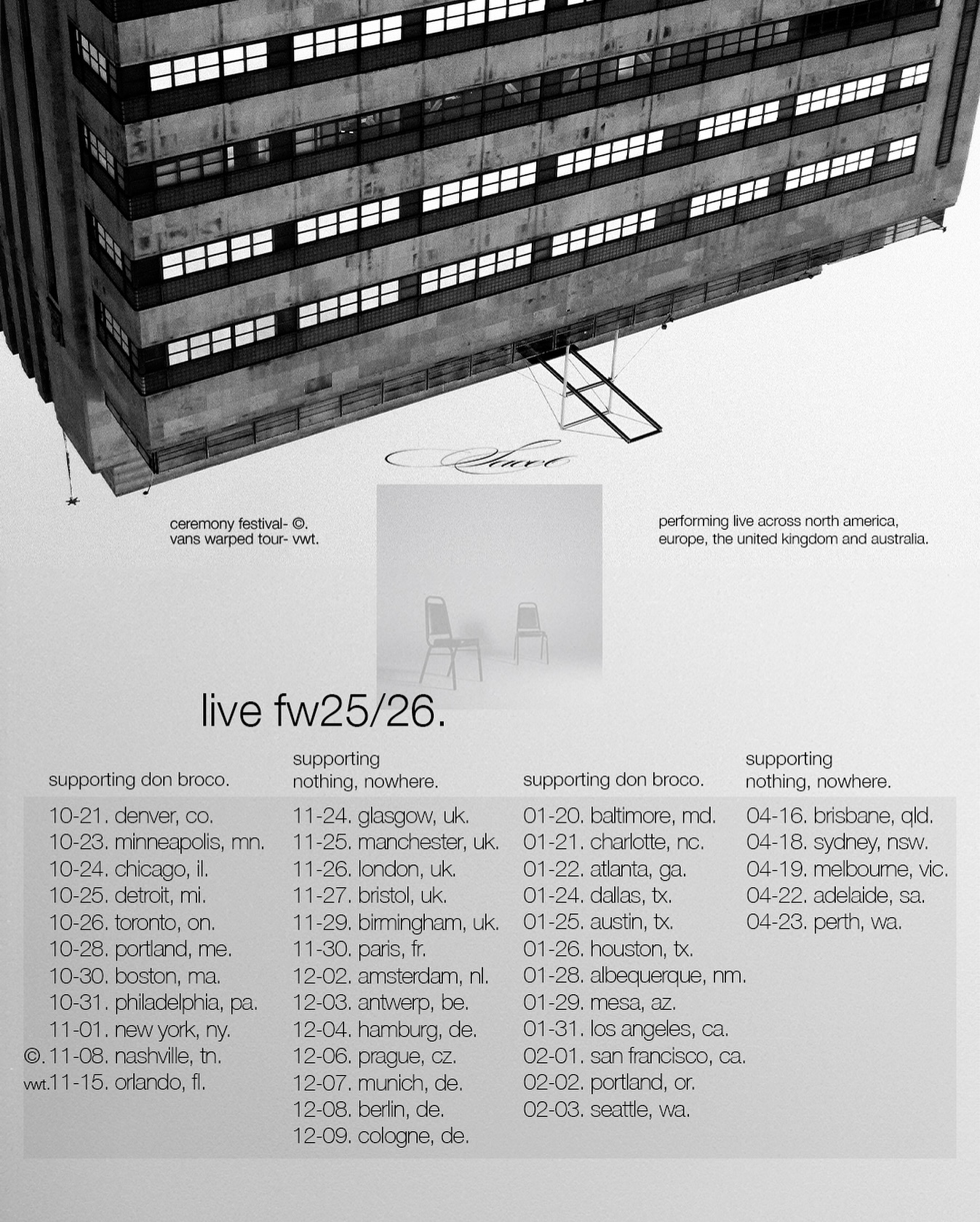 Sace6 The Pale Moonlight Tour Poster 2026